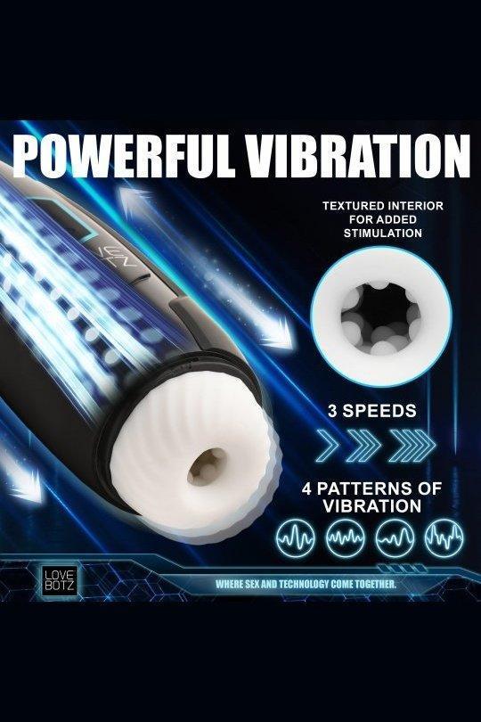 The Milker Max Thrusting and Vibrating Masturbator - Sex On the Go