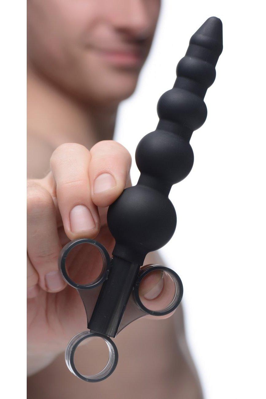 Silicone Graduated Beads Lubricant Launcher - Sex On the Go