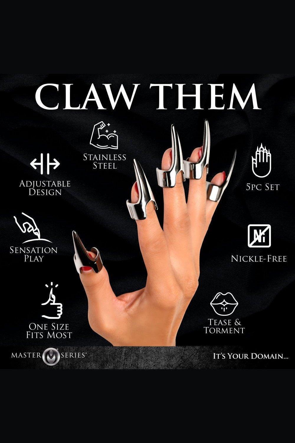 Clawed 5pc Sensation Play Rings - Sex On the Go