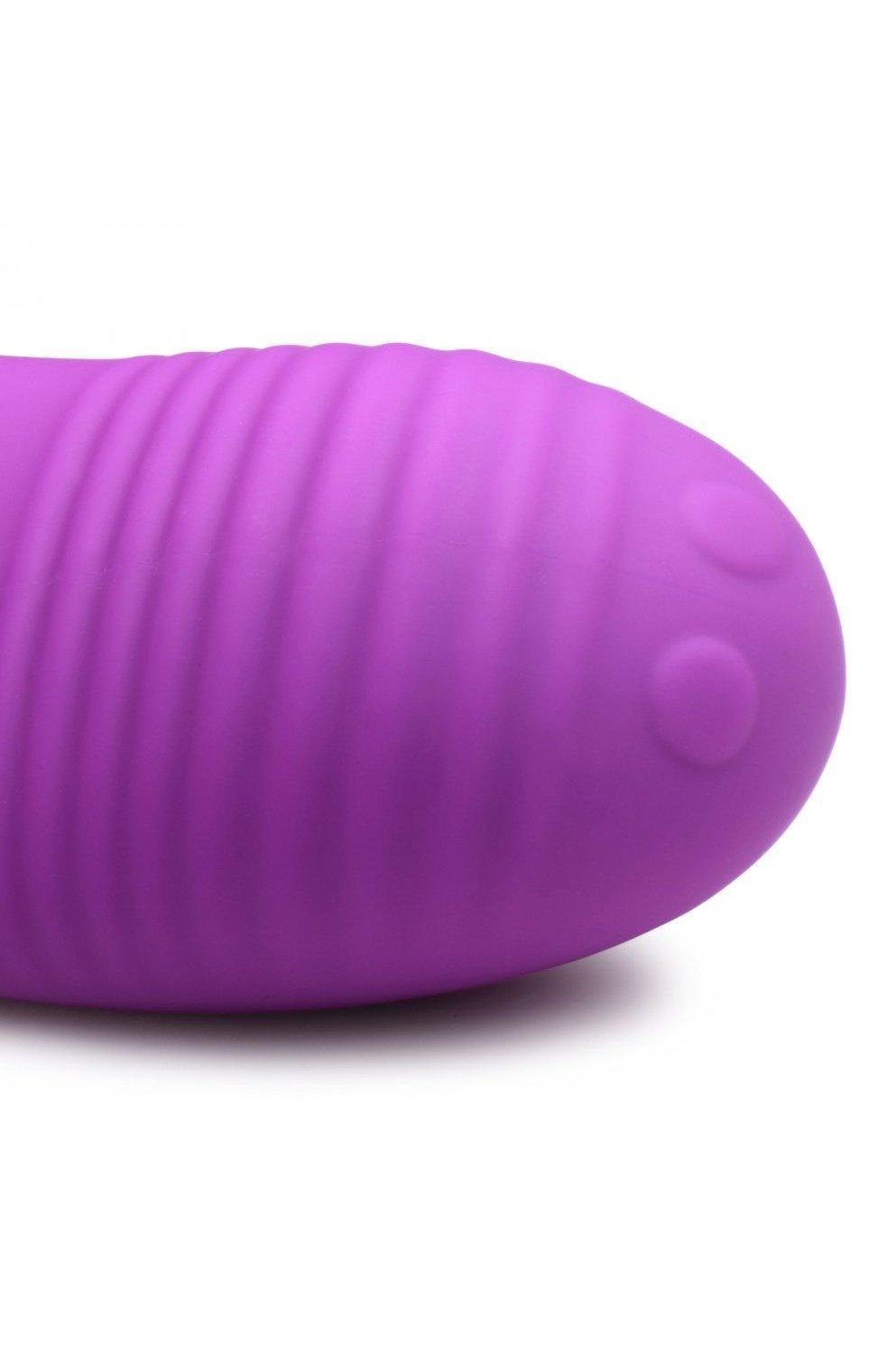 Love Loops 10X Silicone Cock Ring with Remote - Purple - Sex On the Go