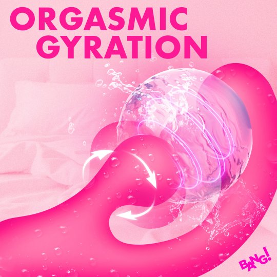 Gyro Rabbit Silicone Vibrator - Pink or Purple