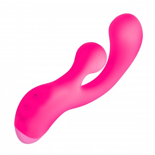 Gyro Rabbit Silicone Vibrator - Pink or Purple