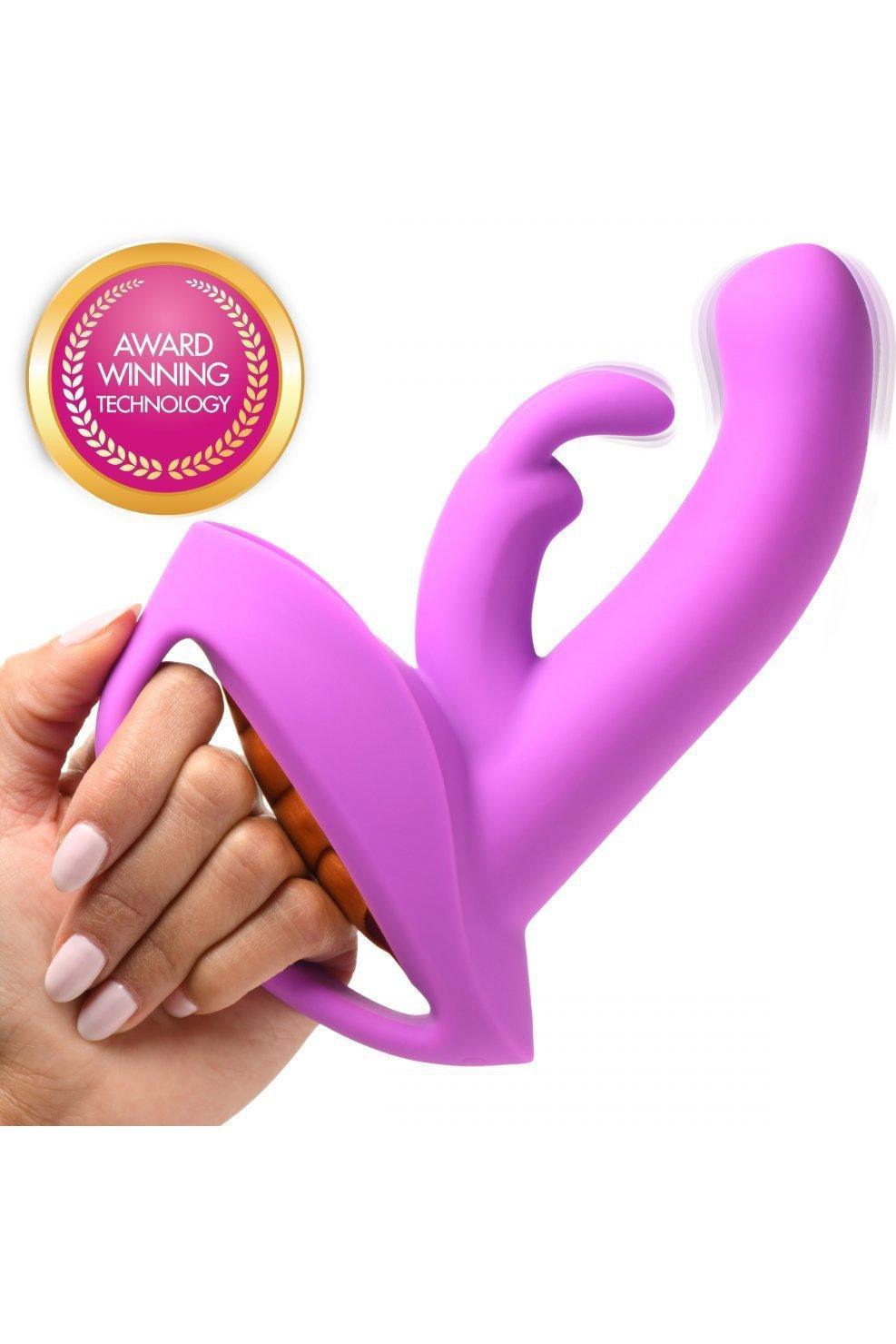 12X Come-Hither Rocker Silicone Vibrator - Sex On the Go
