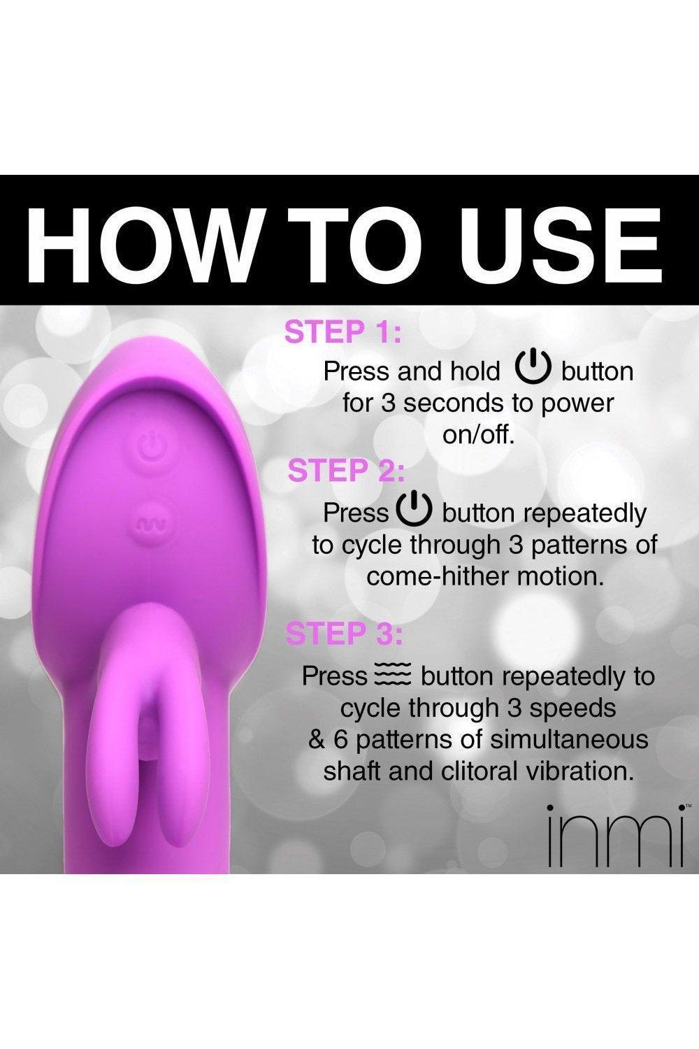 12X Come-Hither Rocker Silicone Vibrator - Sex On the Go