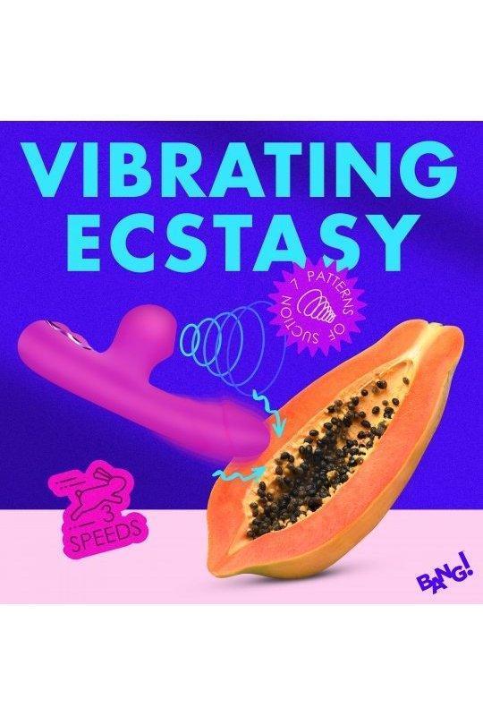 Mini Suction Silicone Rabbit Vibrator - Sex On the Go