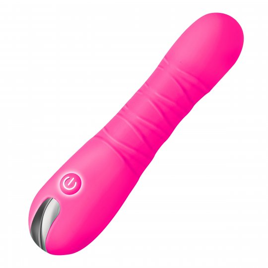 New Thrusting Silicone Dildo - Pink or Purple