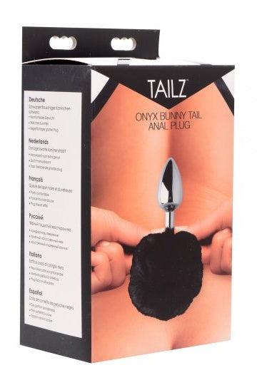 Onyx Bunny Tail Anal Plug