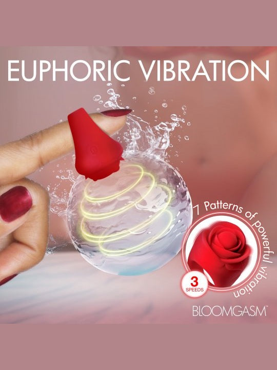 Rose Ring Discreet Finger Vibrator