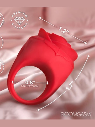 Rose Ring Discreet Finger Vibrator