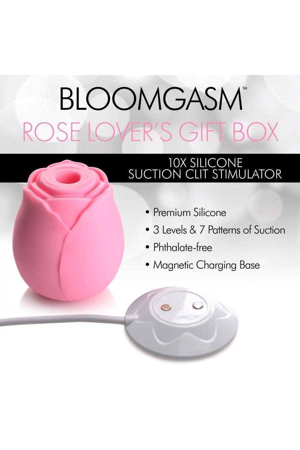 The Rose Lovers Gift Box 10x Clit Suction Rose - Red/white, Red or Pink - Sex On the Go