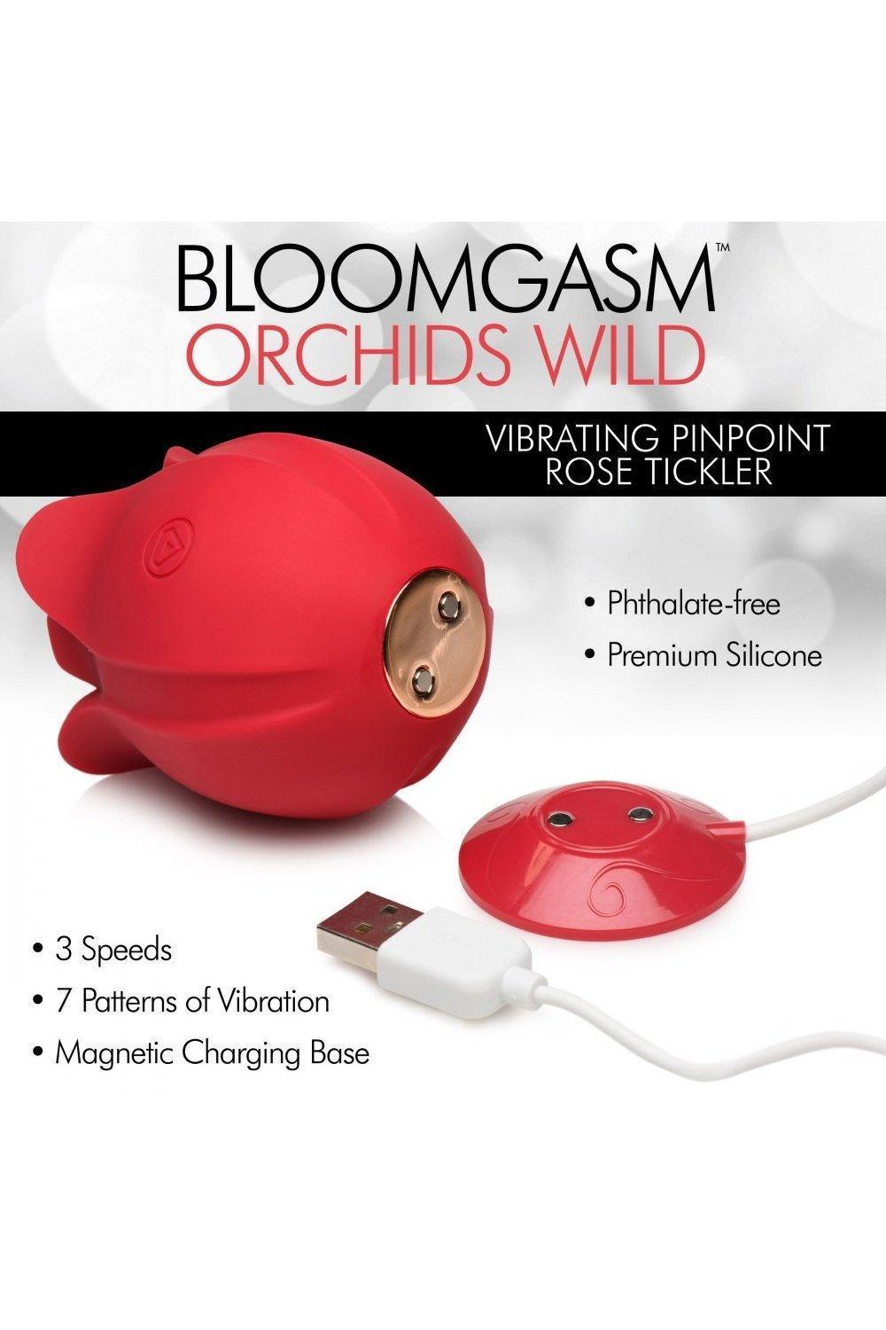 Orchids Wild Vibrating Pinpoint Rose Tickler - Sex On the Go