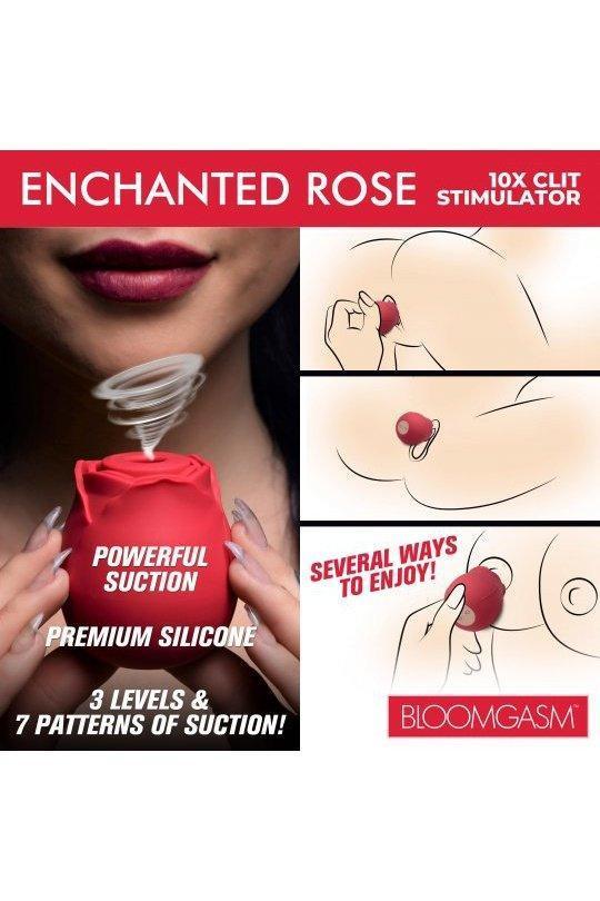 Enchanted Rose 10X Clit Stimulator - Sex On the Go