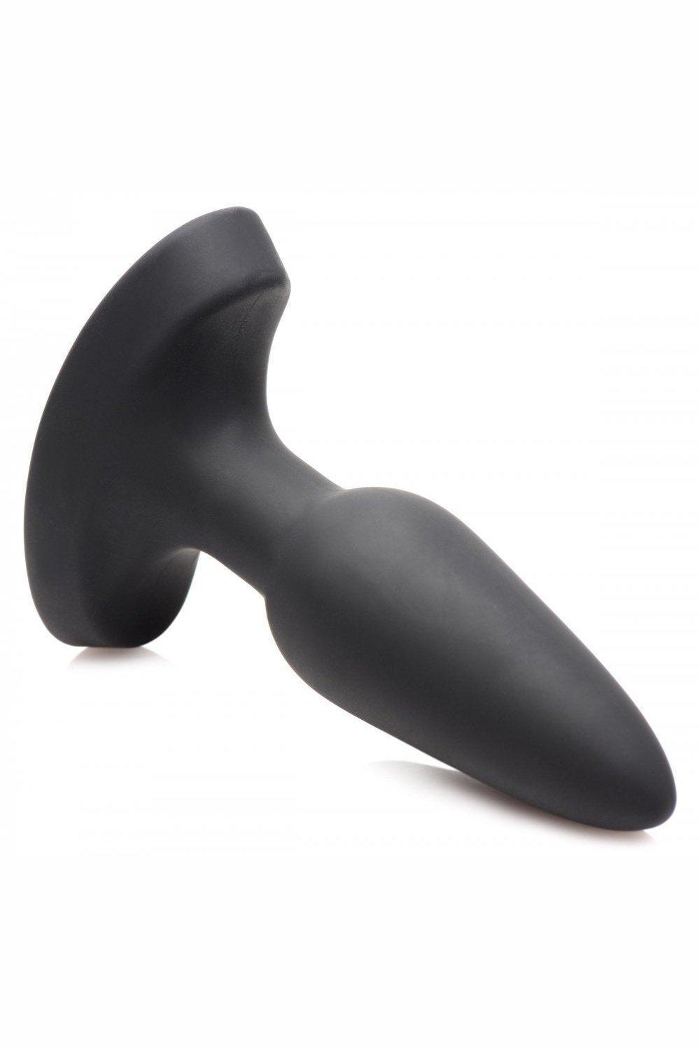 28X Laser Fuck Me Silicone Anal Plug with Remote Control - Small - Sex On the Go