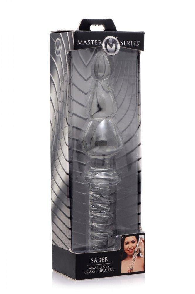Saber Anal Links Glass Thruster - Sex On the Go