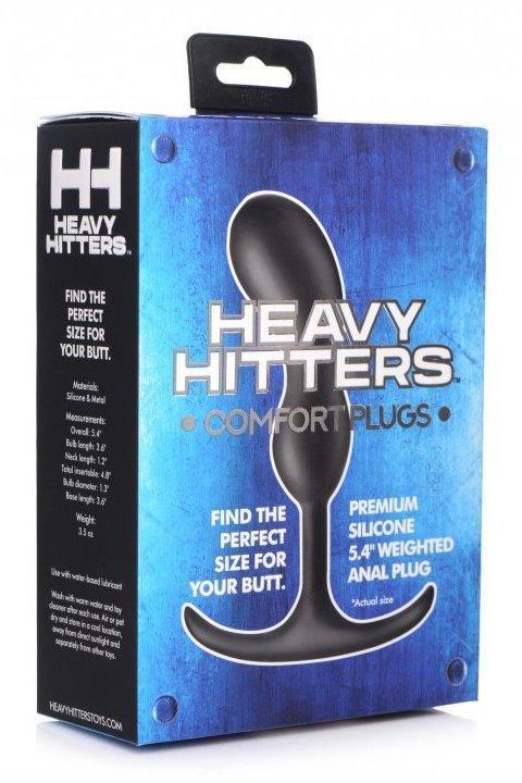 Premium Silicone Weighted Prostate Plug - Small - Sex On the Go