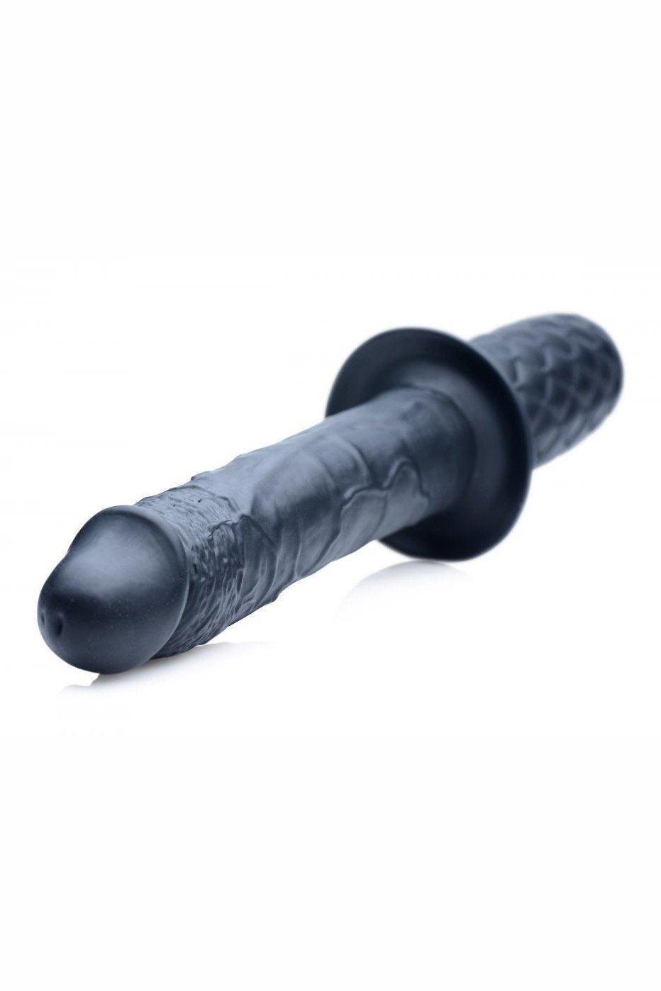 Realistic 10X Silicone Vibrating Thruster - Sex On the Go