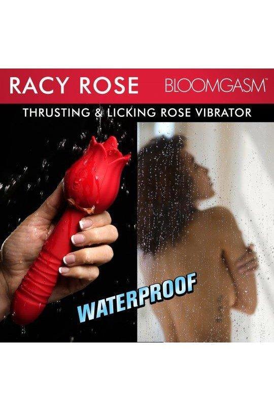 Racy Rose Thrusting and Licking Rose Vibrator - Sex On the Go