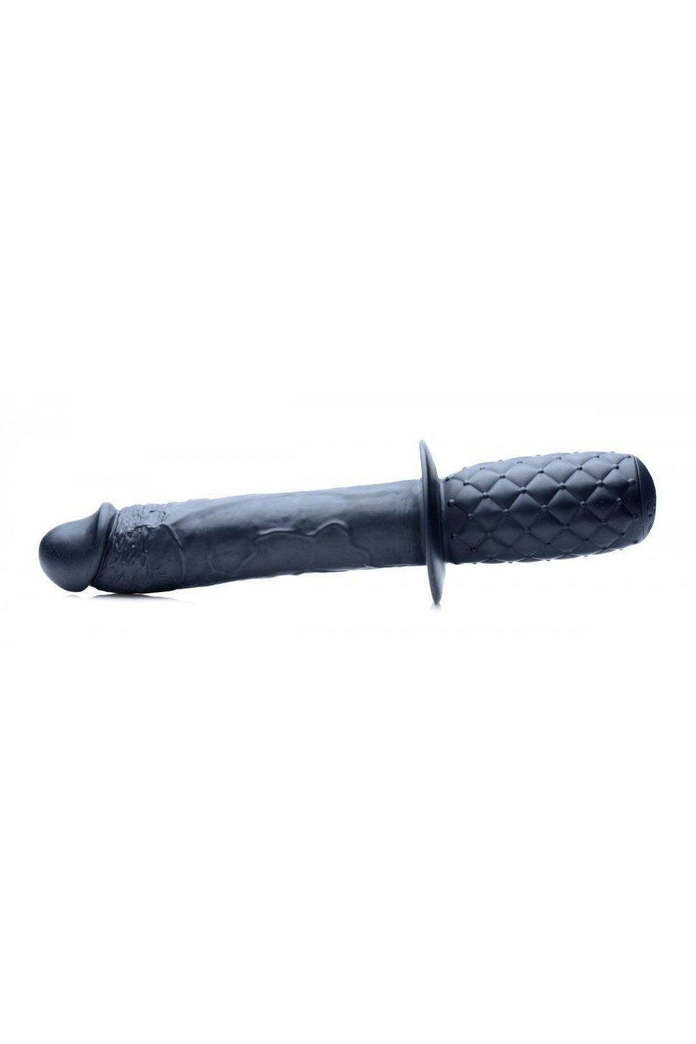 Realistic 10X Silicone Vibrating Thruster - Sex On the Go
