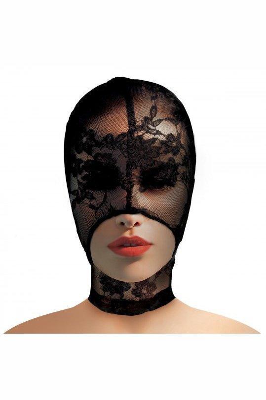 Lace Seduction Bondage Hood - Sex On the Go