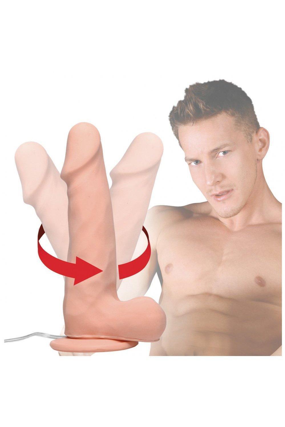 Raging Cockstars Disco Dick Donnie Rotating Dildo - Sex On the Go