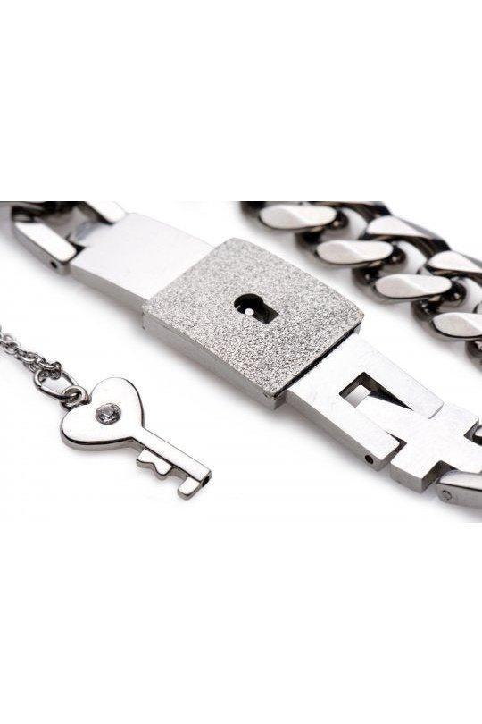 Chained Locking Bracelet and Key Necklace - Sex On the Go