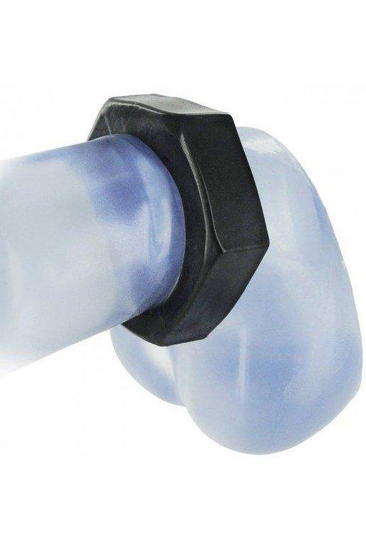 HexNut Cock Ring - Black - Sex On the Go