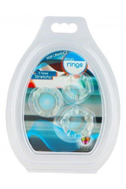 Clear Performance Erection Rings - Packaged - Sex On the Go