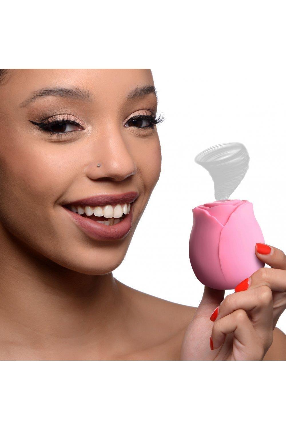 The Rose Lovers Gift Box 10x Clit Suction Rose - Red/white, Red or Pink - Sex On the Go
