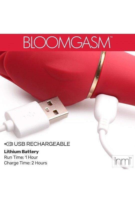 Bloomgasm Sweet Heart Rose Clit Suction Vibrator - Sex On the Go