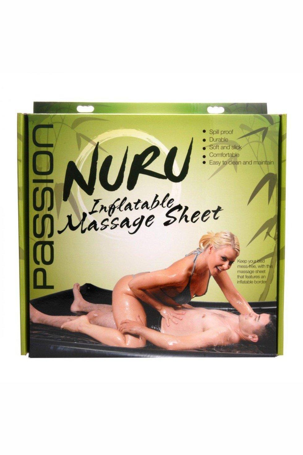 Nuru Inflatable Vinyl Massage Sheet - Sex On the Go
