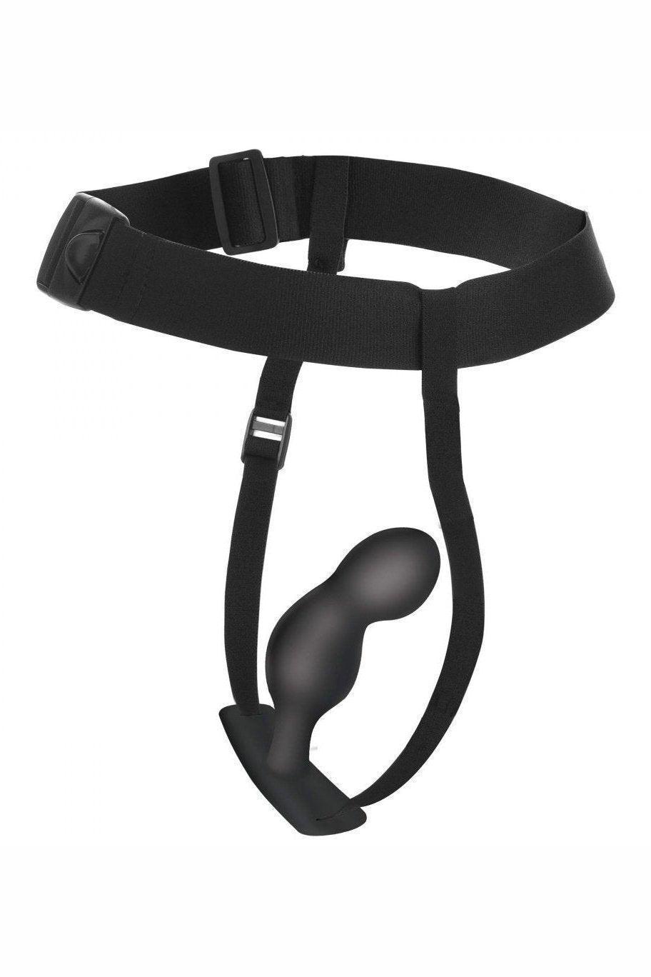 P-Spot Plugger Trainer Set Silicone 3 Piece Prostate Plug Set with Harness - Sex On the Go