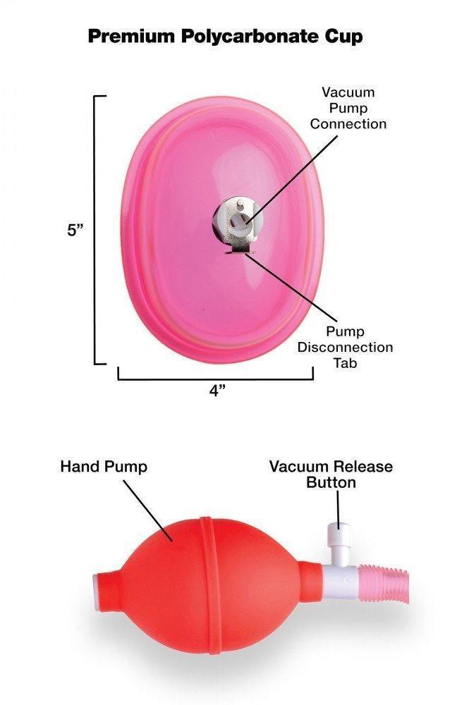 Vaginal Pump with 5 Inch Large Cup - Sex On the Go