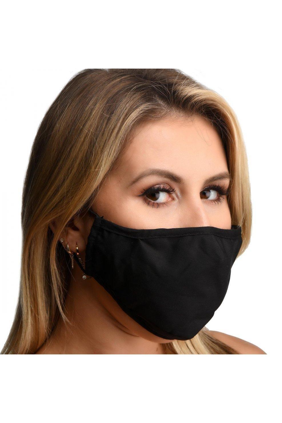 Under Cover Ball Gag Face Mask - Sex On the Go