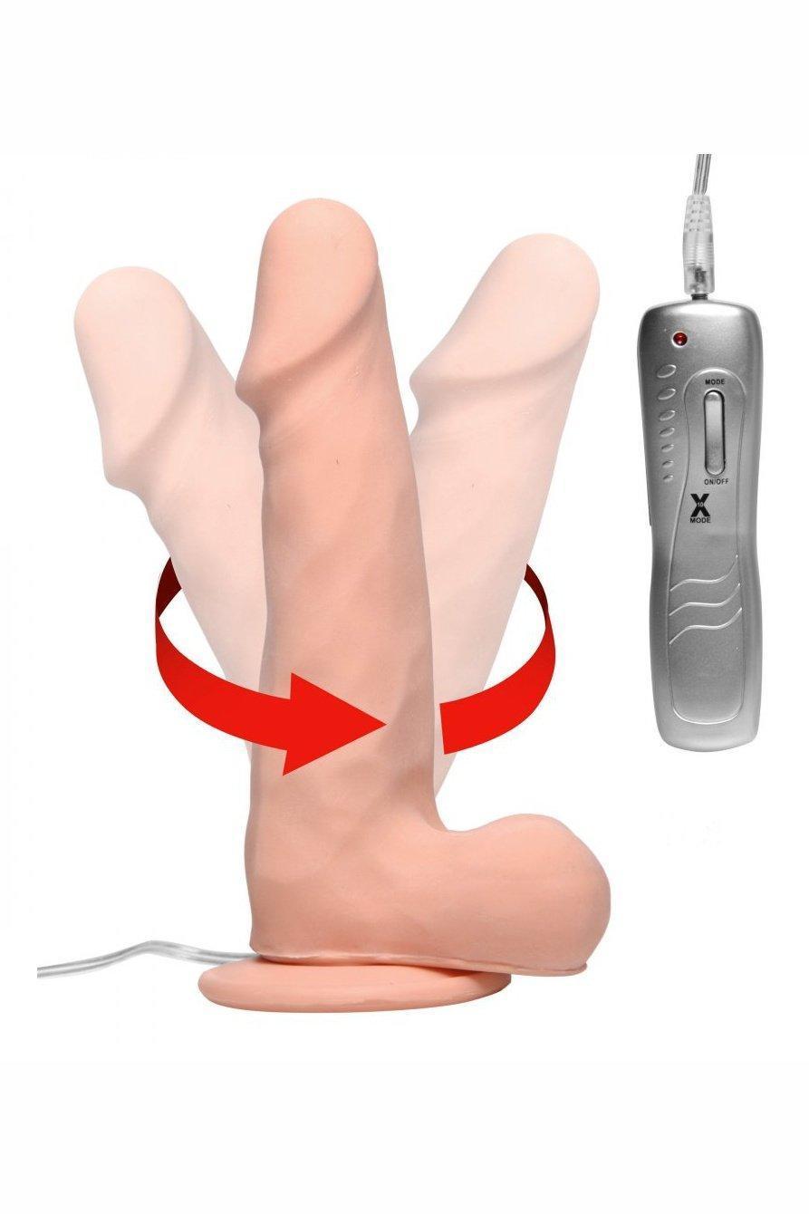 Raging Cockstars Disco Dick Donnie Rotating Dildo - Sex On the Go