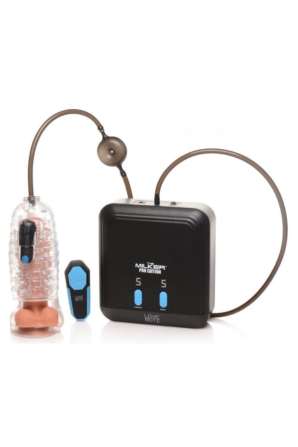 The Milker Pro Edition with Automatic Stroking, Suction and Vibration - Sex On the Go