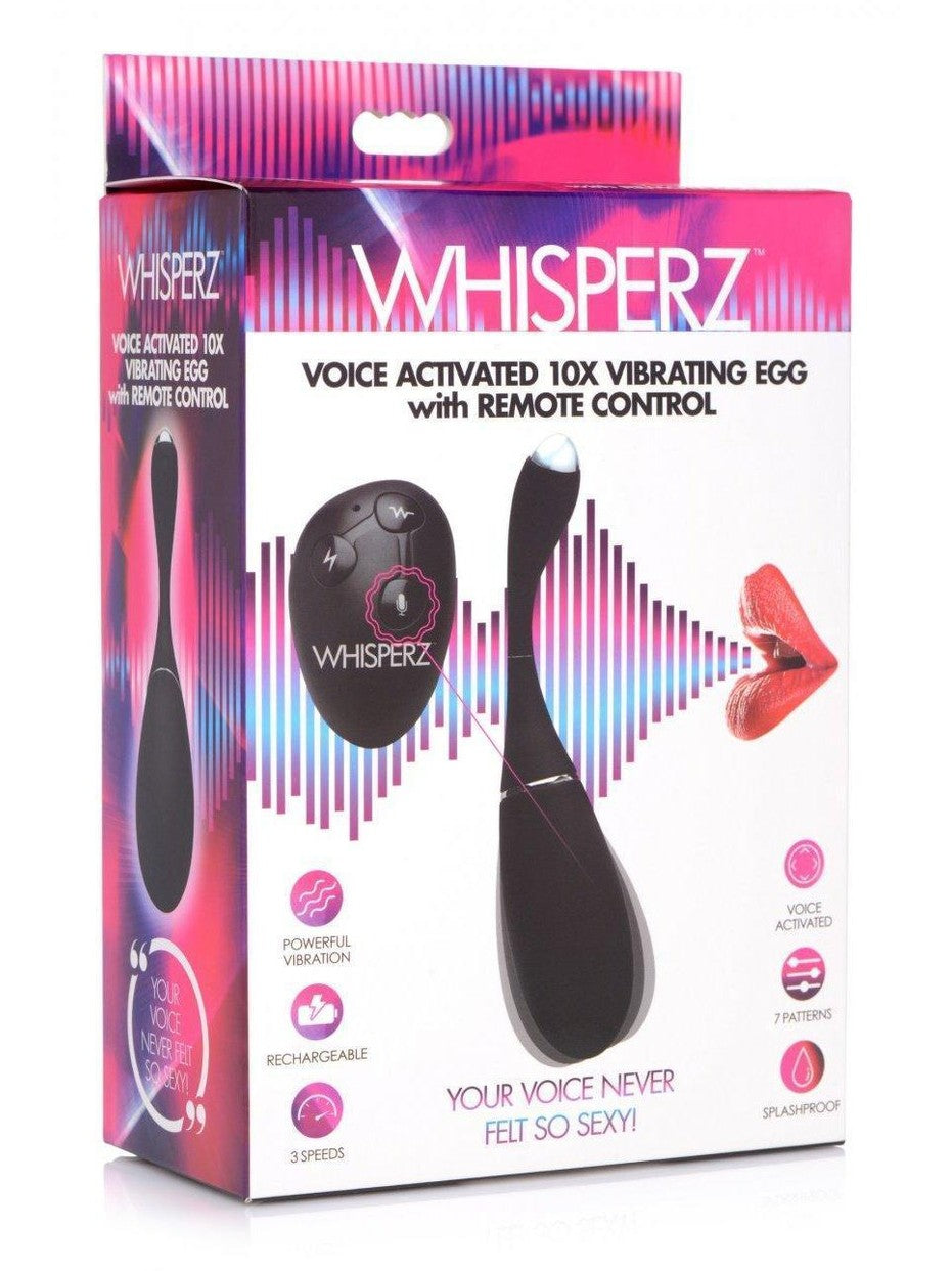 Voice Activated 10X Vibrating Egg with Remote Control - Sex On the Go