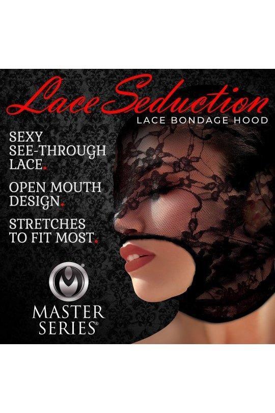 Lace Seduction Bondage Hood - Sex On the Go