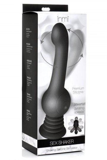 Sex Shaker Silicone Stimulator - Black or Purple - Sex On the Go