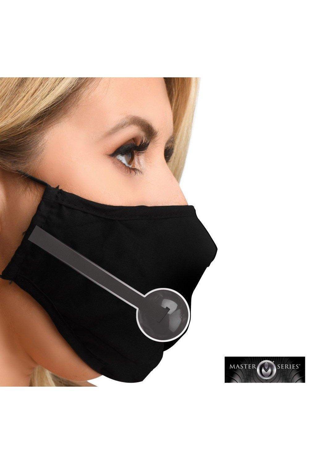 Under Cover Ball Gag Face Mask - Sex On the Go