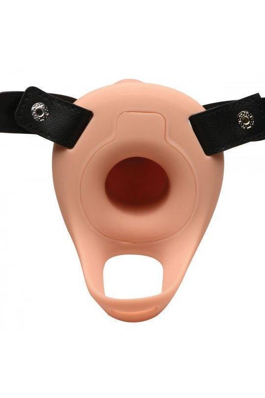 2 Inch Erection Realistic Silicone Penis Sheath - Light - Sex On the Go