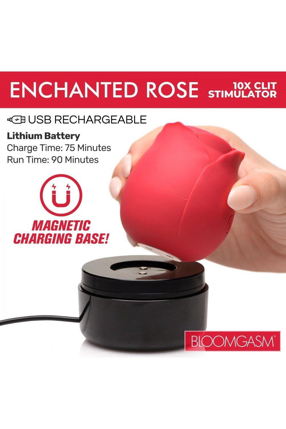 Enchanted Rose 10X Clit Stimulator - Sex On the Go