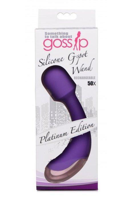 50X Silicone G-spot Wand - Purple or Pink - Sex On the Go