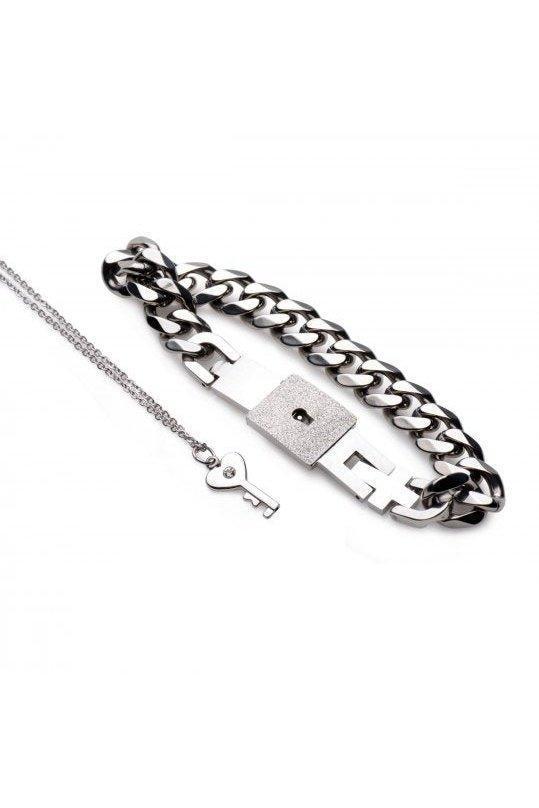 Chained Locking Bracelet and Key Necklace - Sex On the Go