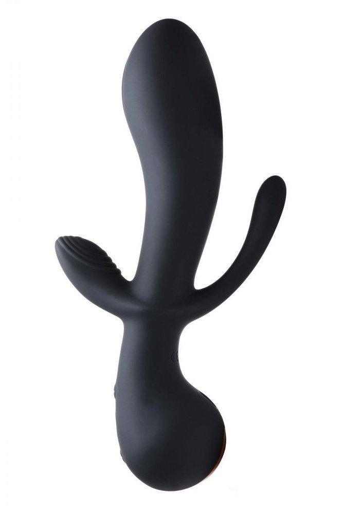 10X Triple Stim Silicone Vibrator - Sex On the Go