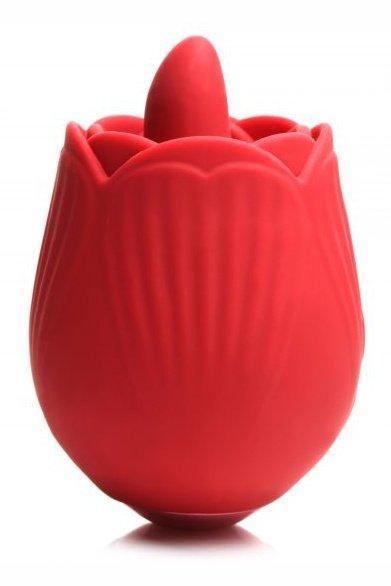 10X French Rose Licking and Vibrating Stimulator - Sex On the Go