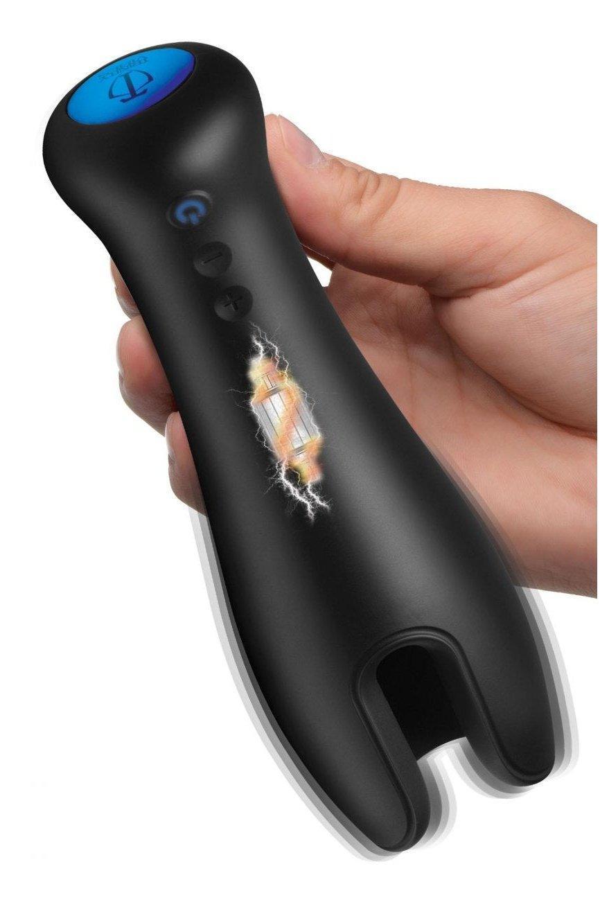 Male stroker toy with realistic texture for solo pleasure