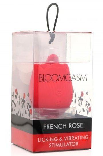 10X French Rose Licking and Vibrating Stimulator - Sex On the Go