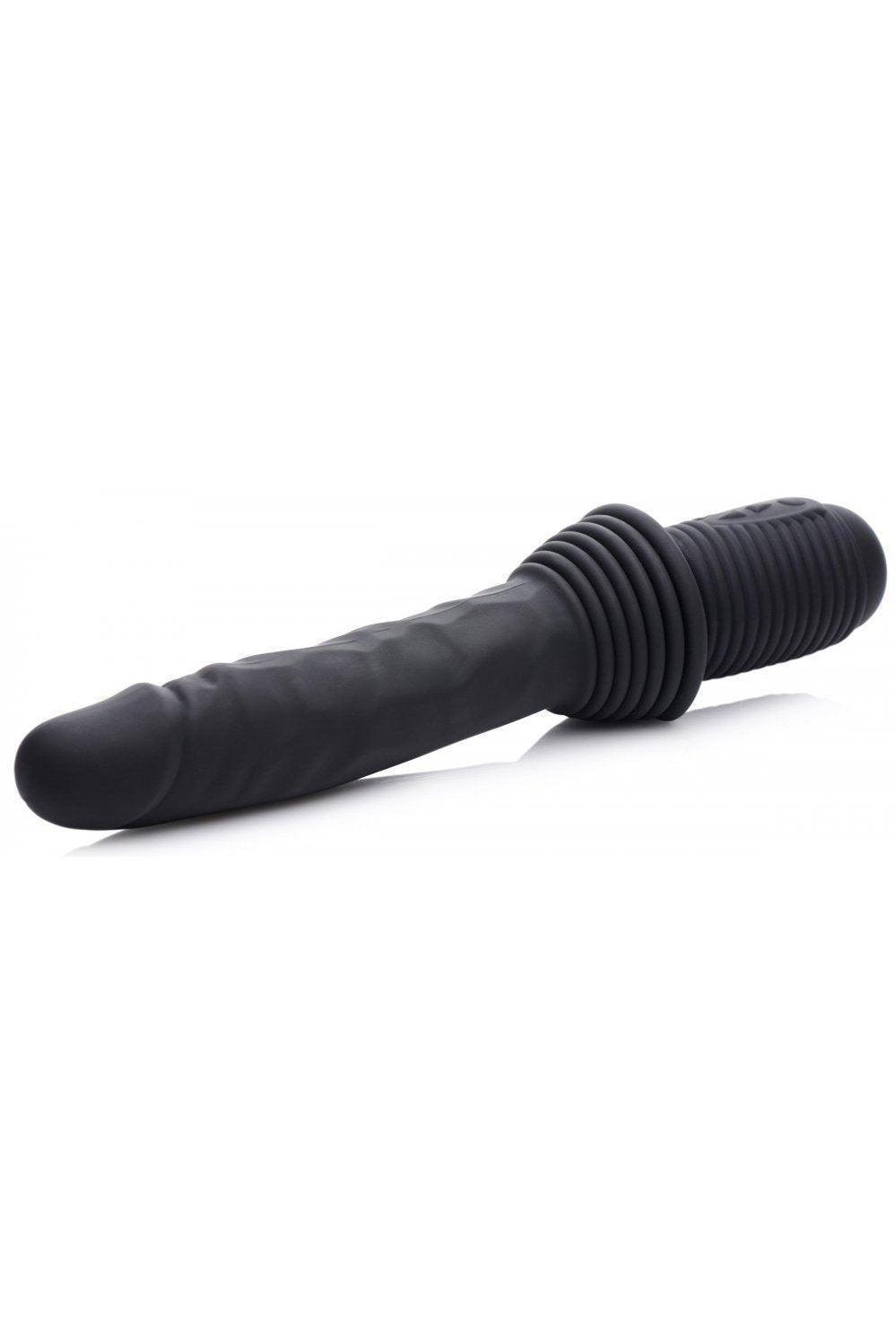 10X Silicone Vibrating and Thrusting Dildo - Sex On the Go