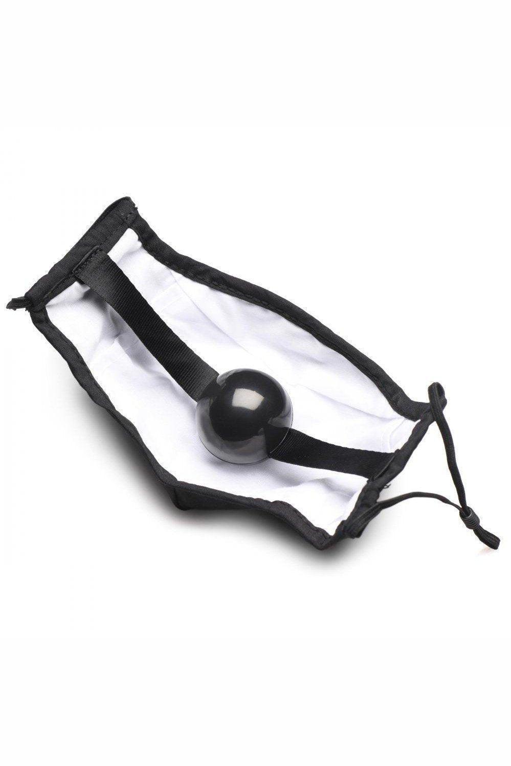 Under Cover Ball Gag Face Mask - Sex On the Go