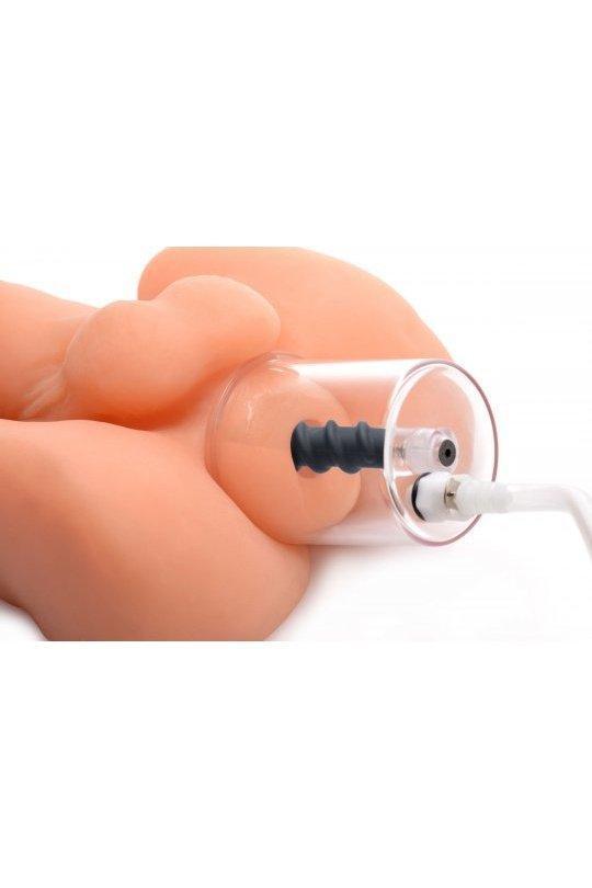 Rosebud Driller Cylinder with Silicone Swirl Insert - Sex On the Go